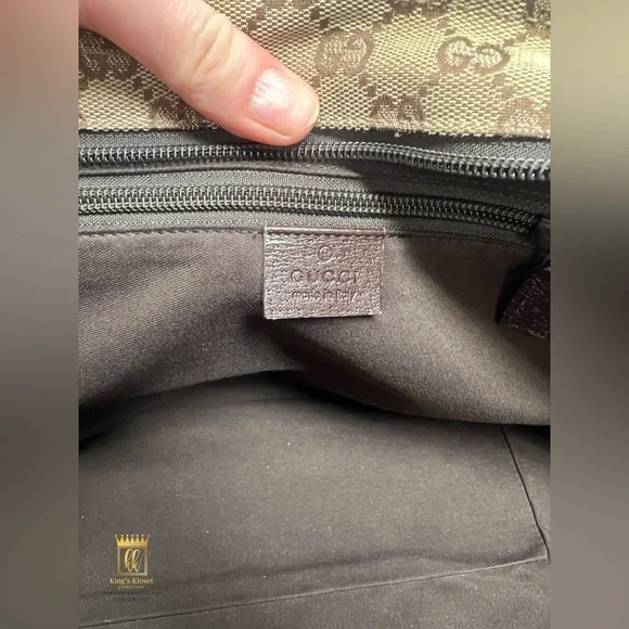 🤎SOLD🤎Gucci web GG sherryline tote bag - Picture 10 of 15